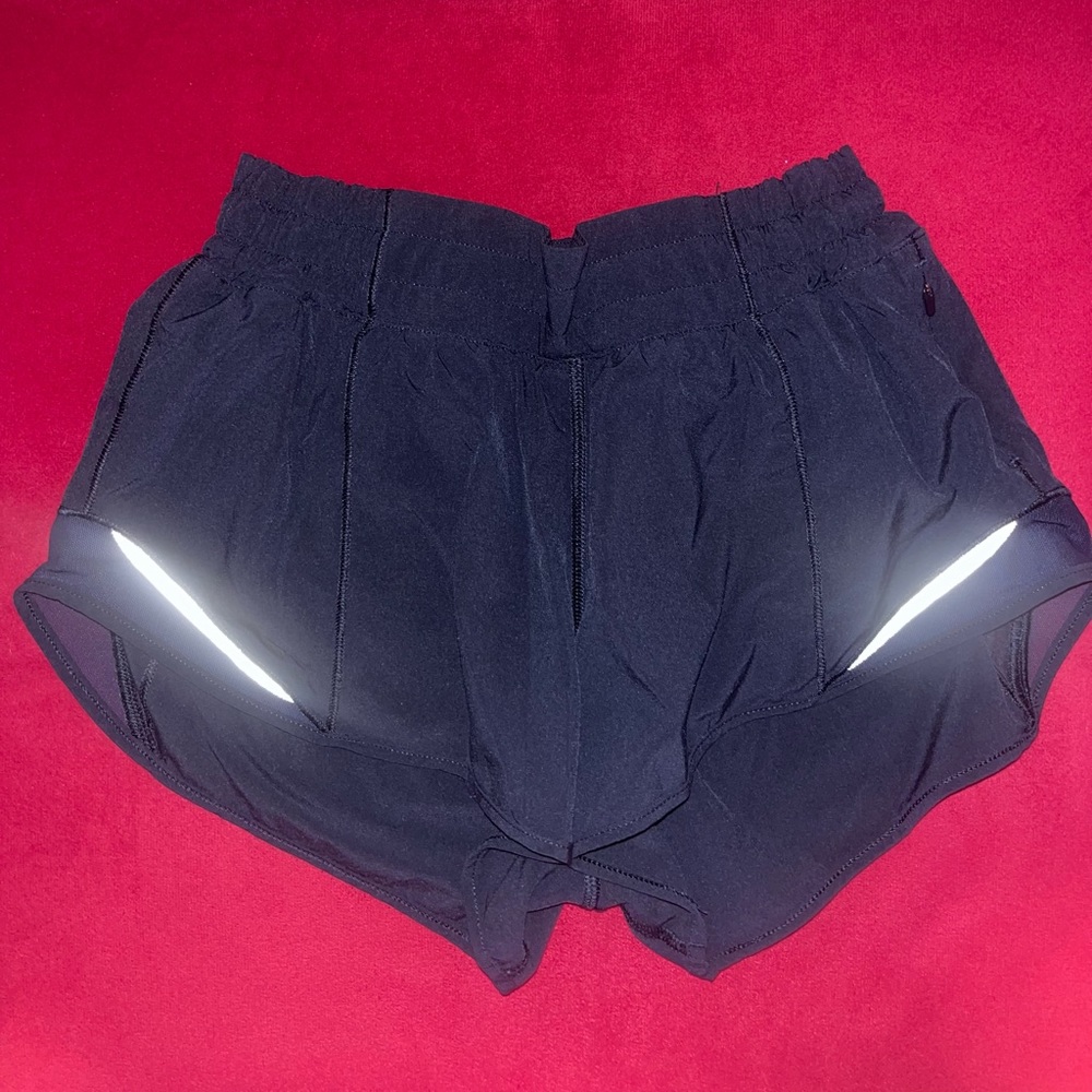 Navy lulu shorts